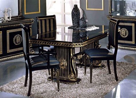 versace table and chairs|versace dining table and chairs.